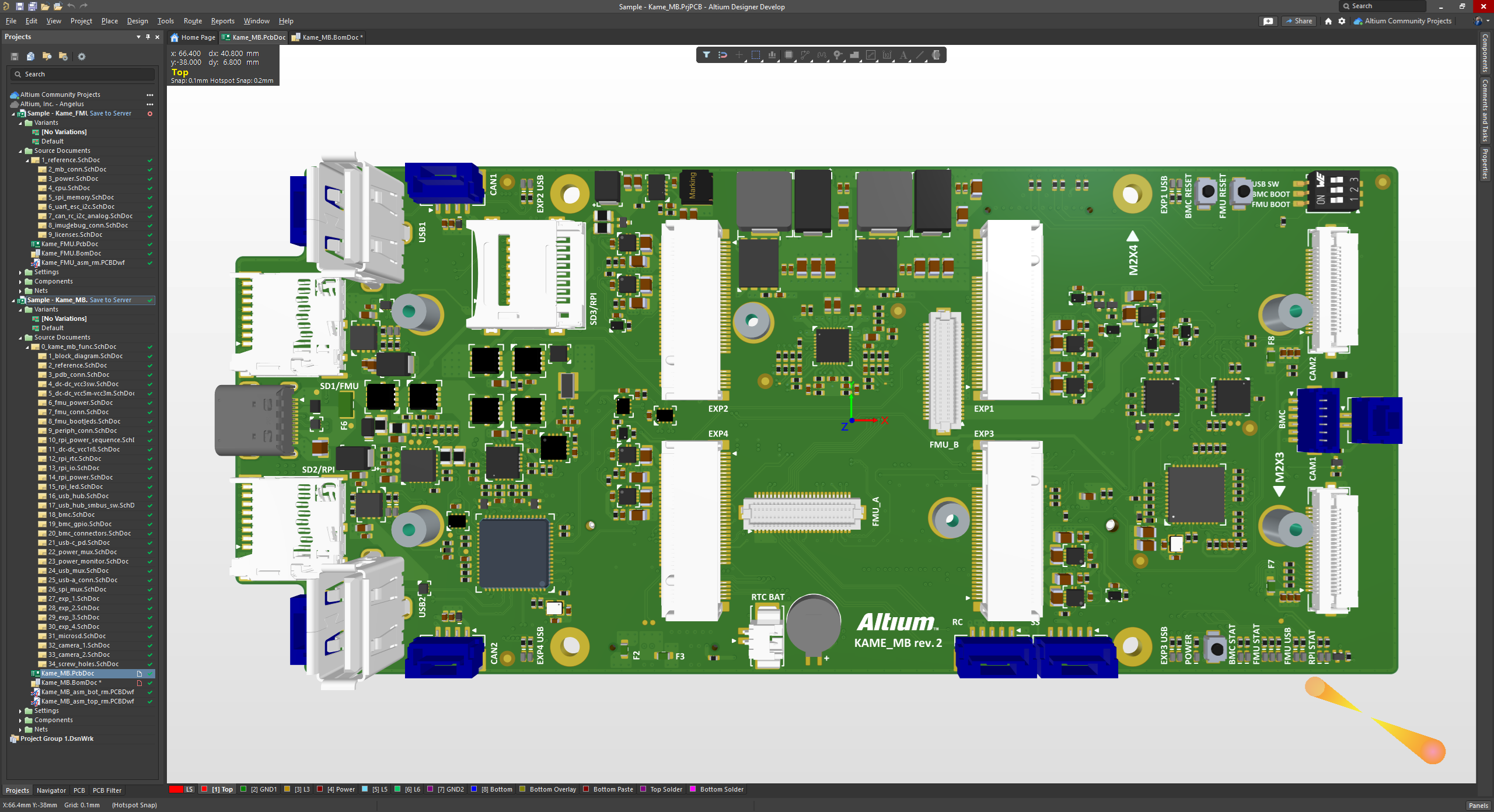 screenshot of Altium Develop